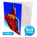 Encarte CD Couche Brilho 115g 12x24cm 1 vinco 4x4 cores 500 unidades